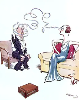 The Spell, 1932 Print by H. M. Bateman