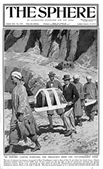 Sphere cover - Howard Carter removing treasures, Tutankhamen Sphere cover - Howard Carter removing treasures, Tutankhamen