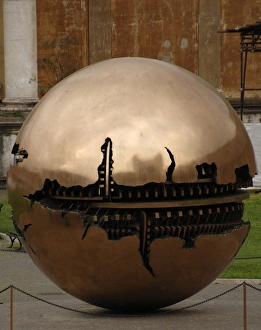 Sphere Within Sphere. By Arnaldo Pomodoro (b. 1926) Sphere Within Sphere. By Arnaldo Pomodoro (b. 1926)