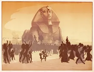 Print of the Sphinx from Sesostris Era