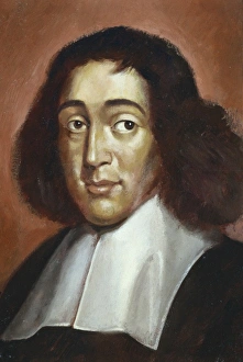 SPINOZA, Benedict de (1632-1677). Portrait of SPINOZA, Benedict de (1632-1677). Portrait of