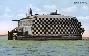 Coastal Defences England Prints: Spithead Fort