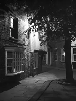 York Pavement Night Scene Print