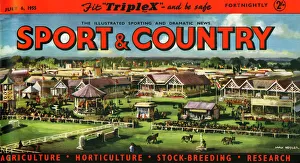 Sport & Country nameplate with racecourse Sport & Country nameplate with racecourse