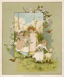 May Day Celebrations Prints: May Blossom Etc