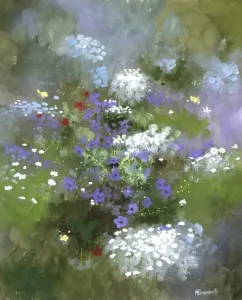 Malcolm Greensmith Art Prints: Perennials Border