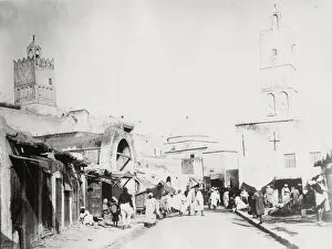 Kairouan Collection: The square, market place, Kairouan, Tunisia