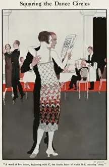 Reginald Higgins Artwork Prints: Squaring the Dance Circles by Reginald Higgins