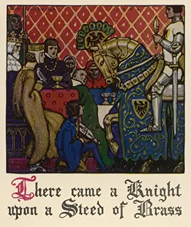Brass Steed Print from The Squires Tale
