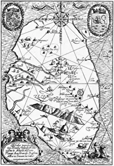 Sri Lanka Map Prints: Sri Lanks Map