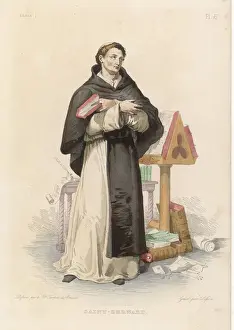 Saint Bernard Of Clairvaux Prints: St Bernard of Clairvaux