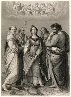 16th Century Artwork Prints: St Cecilia / Raphael