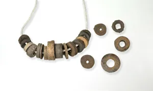 St. Cuthberts Beads - rosary made from crinoid columnals St. Cuthberts Beads - rosary made from crinoid columnals