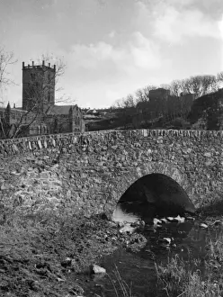 St Davids Cathedral Print, Pembrokeshire, Wales (1180-1522)