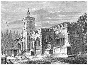 St Dunstans, Stepney Print: 1803 View of the Mother Church