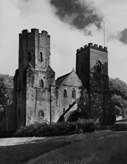 St Germans Abbey Church Print, Cornwall, England