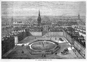 St James's Square Print, London