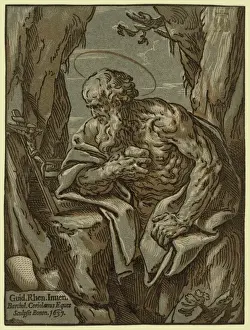 Chiaroscuro Painting Prints: St. Jerome