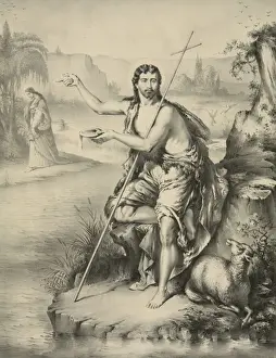 Jesus Christ Baptism Prints: St. John Baptist
