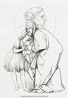 St John taking leave of his parents, by Filippo Lippi St John taking leave of his parents, by Filippo Lippi