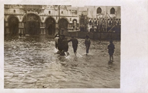 St. Marks Square, Venice, Italy - Flooded St. Marks Square, Venice, Italy - Flooded