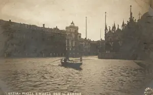 St Marks Square Flood Prints: St Marks Square under water
