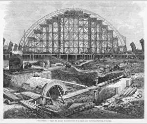 St Pancras Railway Station Prints: St Pancras is Built