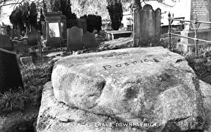 Early 1900s Images Prints: St Patricks Grave Downpatrick