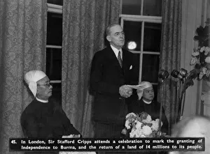 Stafford Cripps - Independence of Burma Stafford Cripps - Independence of Burma