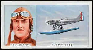 British Aviator Prints: Stainforth / Supermarine