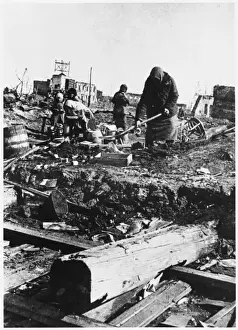 World War 2 Russia Prints: Stalingrad Aftermath