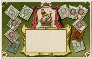 Stamp Card produced by Ottmar Zeihar - Fiji Stamp Card produced by Ottmar Zeihar - Fiji