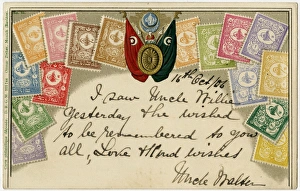 Stamp Card produced by Ottmar Zeihar - Turkey Stamp Card produced by Ottmar Zeihar - Turkey