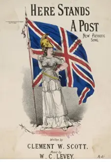 British Heritage Prints: Here Stands a Post