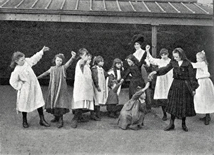 Stanhope Street School, London - Playing Statues Stanhope Street School, London - Playing Statues