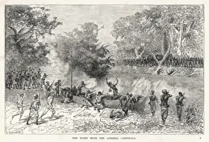 Stanley Expedition Print: Cannibals of Avisibba