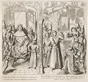 English Royalty History Prints: START OF 100 YEARS WAR