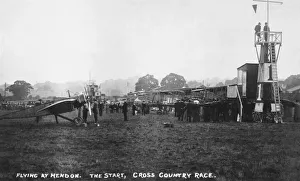 The Start of the Cross-Country Race at Hendon Aerial Derby The Start of the Cross-Country Race at Hendon Aerial Derby