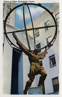 Statue of Atlas, Rockefeller Center, New York City Statue of Atlas, Rockefeller Center, New York City