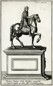Roman Emperor Statue Prints: Statue of Kaiser Leopold