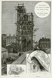 Statue of Liberty being made in Paris 1884 Statue of Liberty being made in Paris 1884