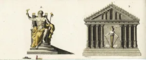 Statue of Zeus at Olympia and the Temple of Artemis Statue of Zeus at Olympia and the Temple of Artemis