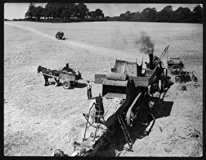 Steam Thresher 1930S Steam Thresher 1930S