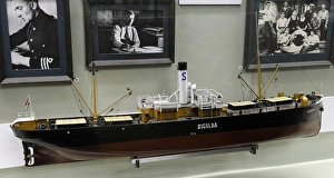 Steamboat Sigulda. Built in 1901. Model Steamboat Sigulda. Built in 1901. Model