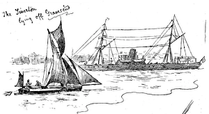 The Steamer Tiverton off Gravesend, 1884 The Steamer Tiverton off Gravesend, 1884