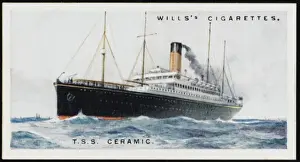 White Star Liner Prints: STEAMSHIP CERAMIC