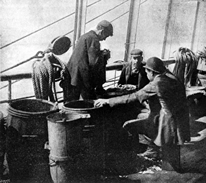 Steerage passengers on an emigrant ship Steerage passengers on an emigrant ship
