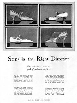 Steps in the Right Direction : Shoe Models, 1927 Steps in the Right Direction : Shoe Models, 1927