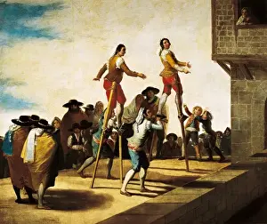 Historical Spanish Art Prints: The Stilts