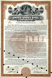 Stock Share Certificate - United States Steel Corporation Stock Share Certificate - United States Steel Corporation